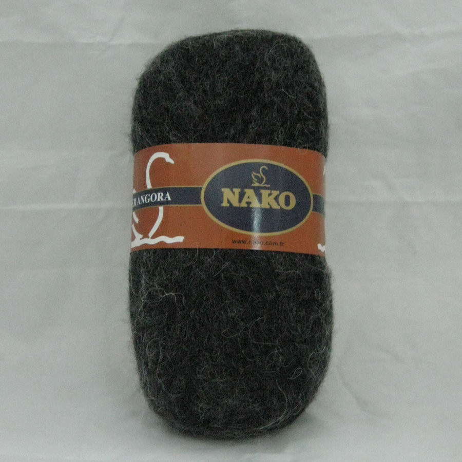 Пряжа Nako Super Angora (антрацитовый)