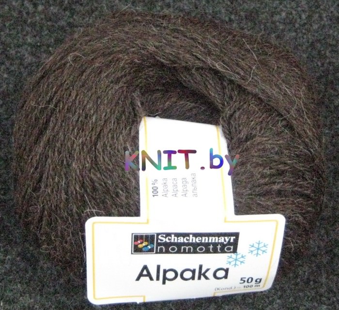 Пряжа Alpaca (тёмно-коричневый)